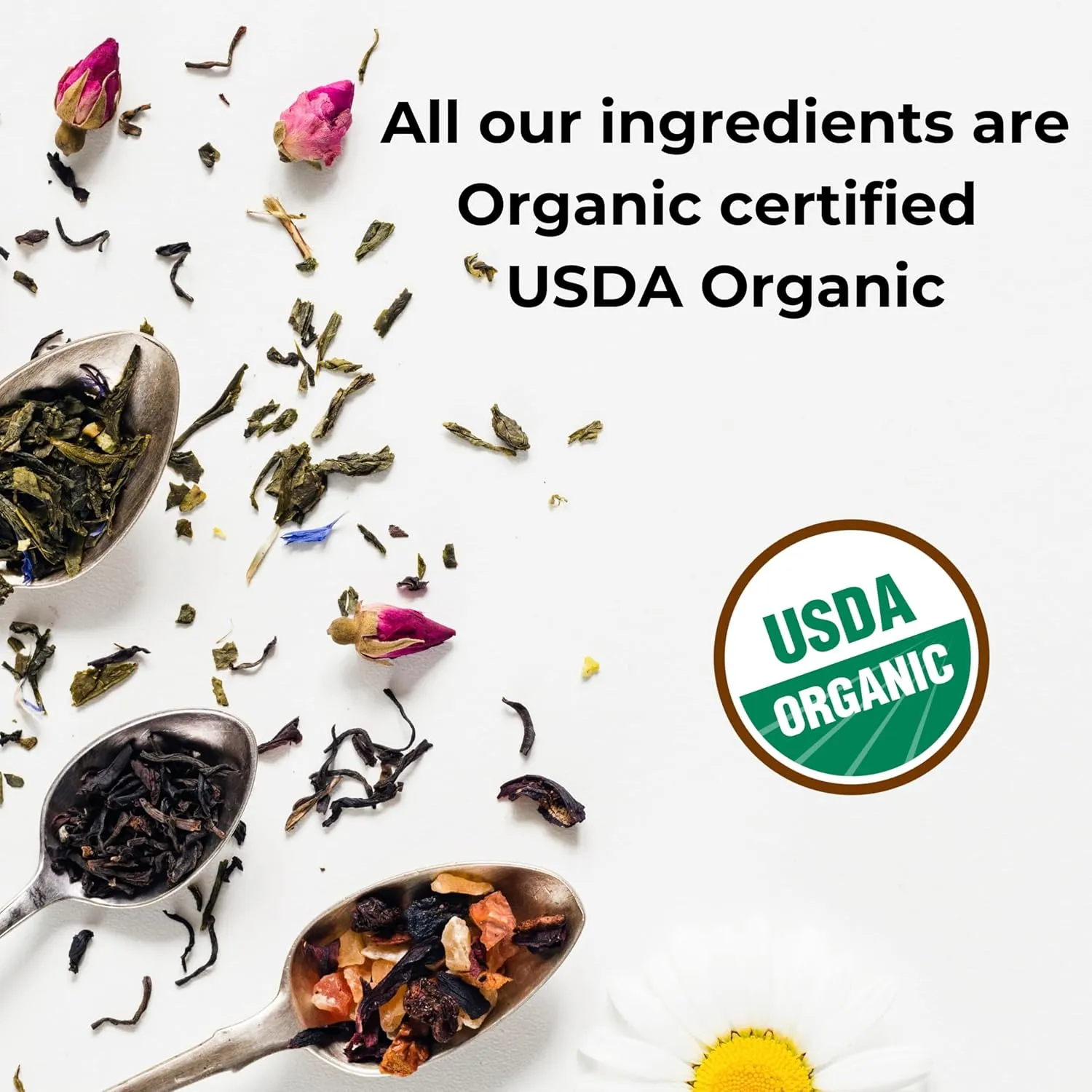 -NEW- The French Touch Linden Flowers Tea ORGANIC | 2.0g x 30 Pyramid Bags | 100% Certified USDA Organic | Plant based tea bags | Select Premium Tea (Linden Flowers) | Caffeine-free