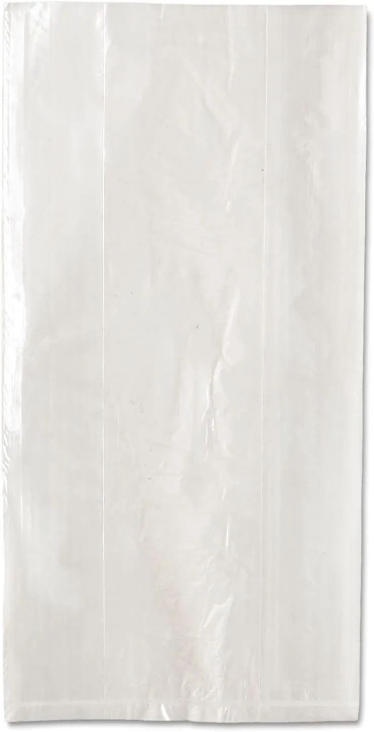 1000 Count LDPE Clear Poly Bags - Food Storage Bread Bags 5.5"x4.75"x19"