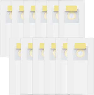 12 Pack Style 7 Vacuum bags Compatible with bissell 7 vacuum bags PowerForce 32120 1739 3522 3525 71Y7 PowerGlide 3545 Plus 3350 3550 3553 Lift-Off 3554 Powertrak 6592 Powerlifter Pet 2019 Series