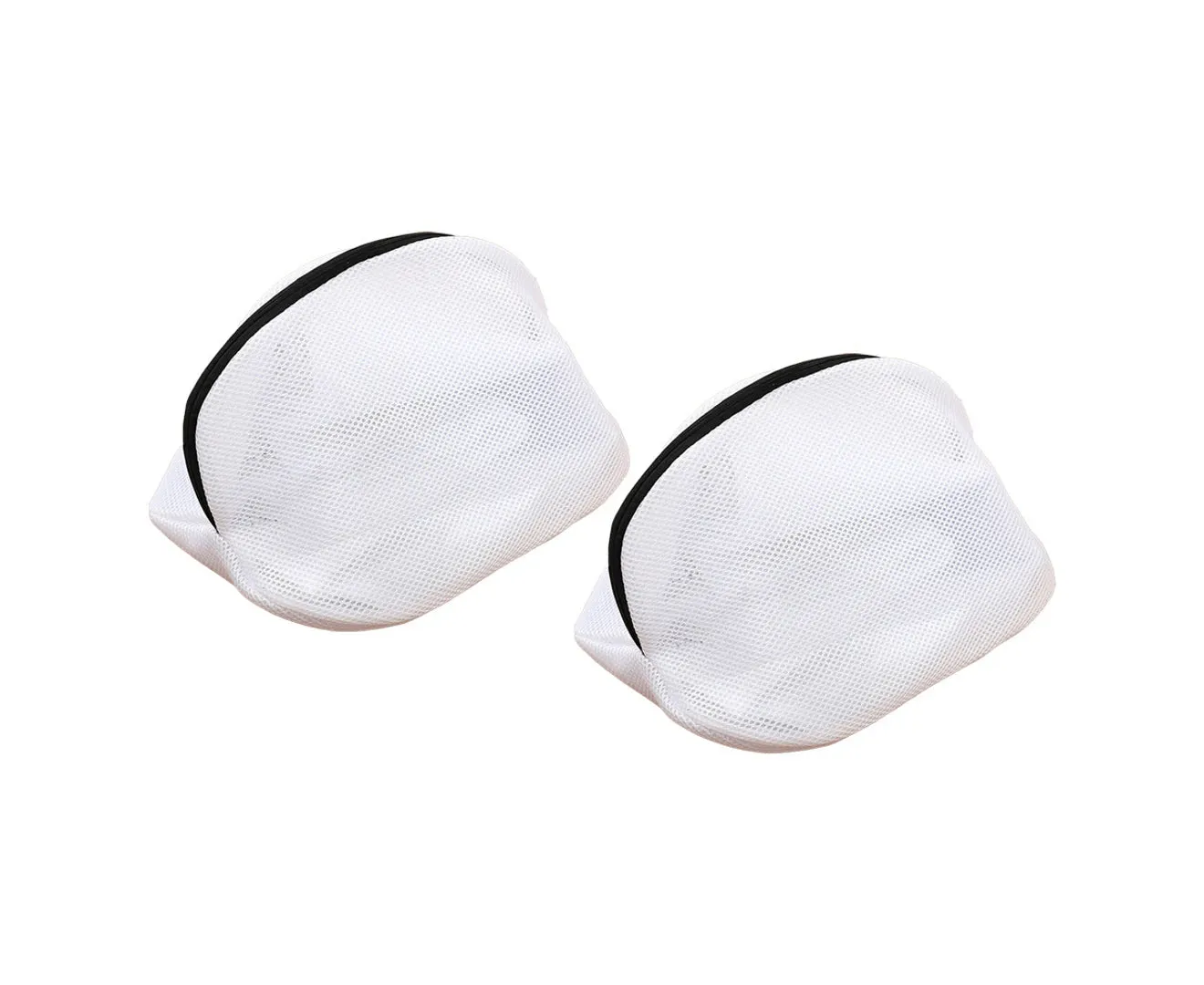 2pcs Laundry Bag with Zipper Mesh Washing Machine Net Shoe Bags Home Sneakers Shoes