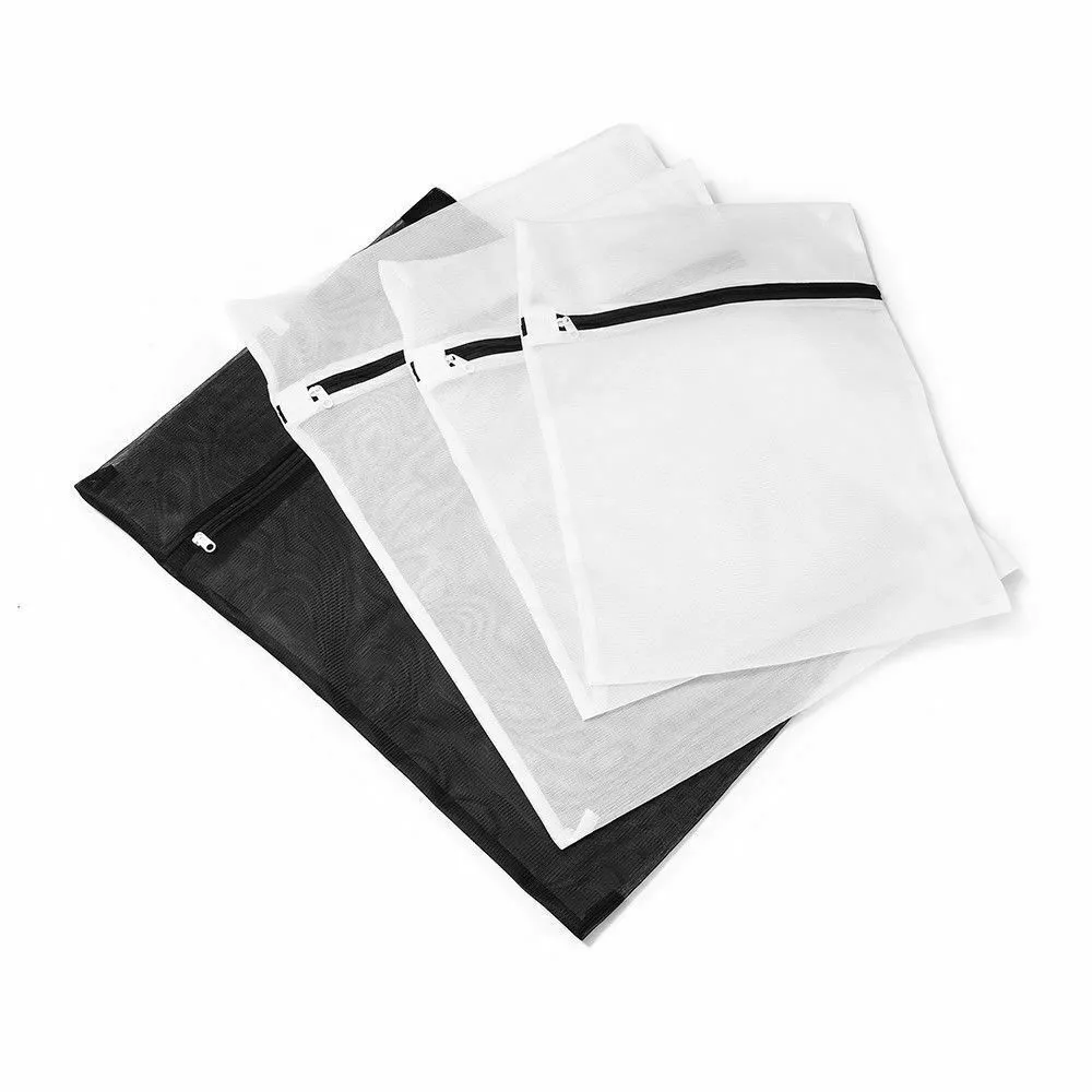 4PCS NEW Mesh Washing Bag Pack Laundry Bags Lingerie Delicate clothes Wash Bags