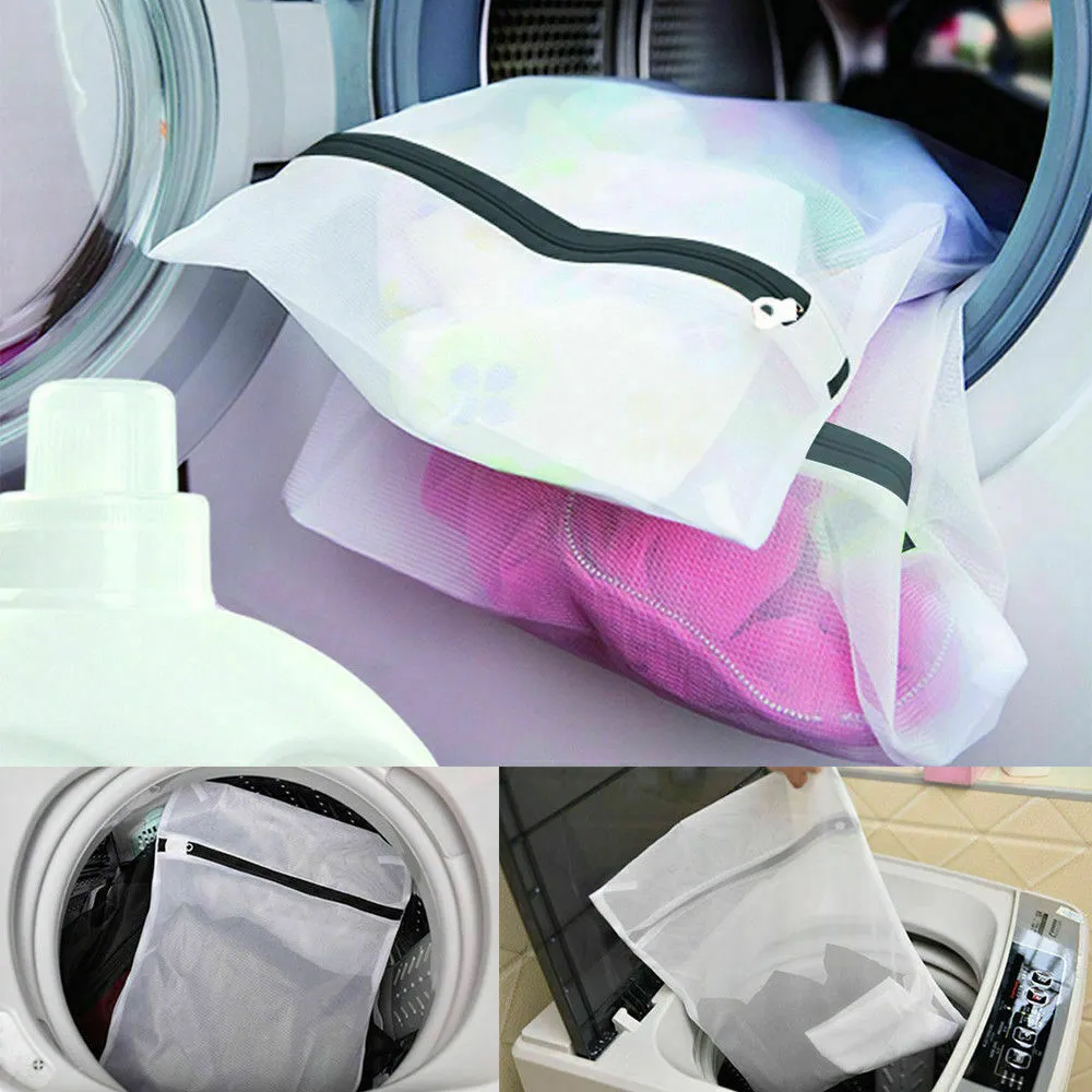 4PCS NEW Mesh Washing Bag Pack Laundry Bags Lingerie Delicate clothes Wash Bags