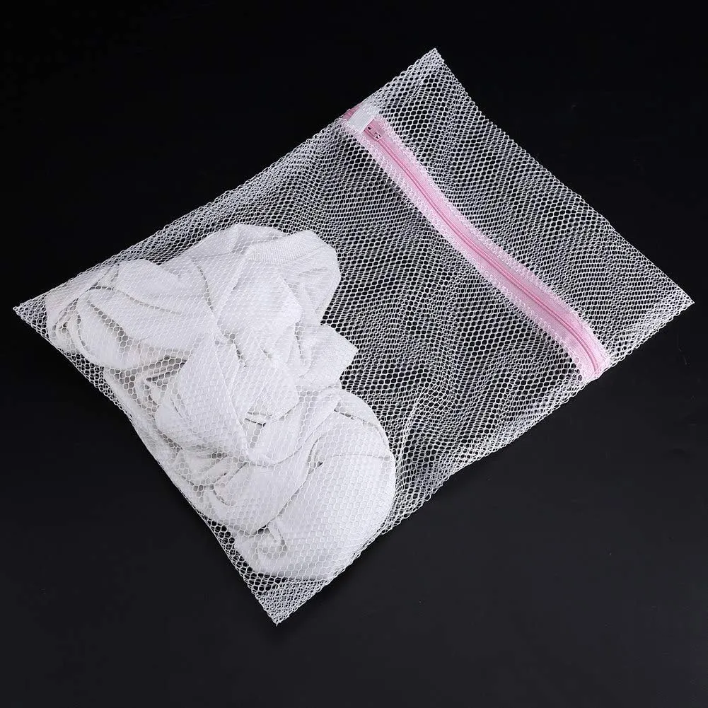 5Pcs Laundry Bag, Lingerie Bag Wash Bag Laundry Mesh Bag Bra Bag Clothes Bag Storage Bags Underwear Bags Travel Storage Organize Bag for Stocking (Coarse mesh 40 * 50cm)