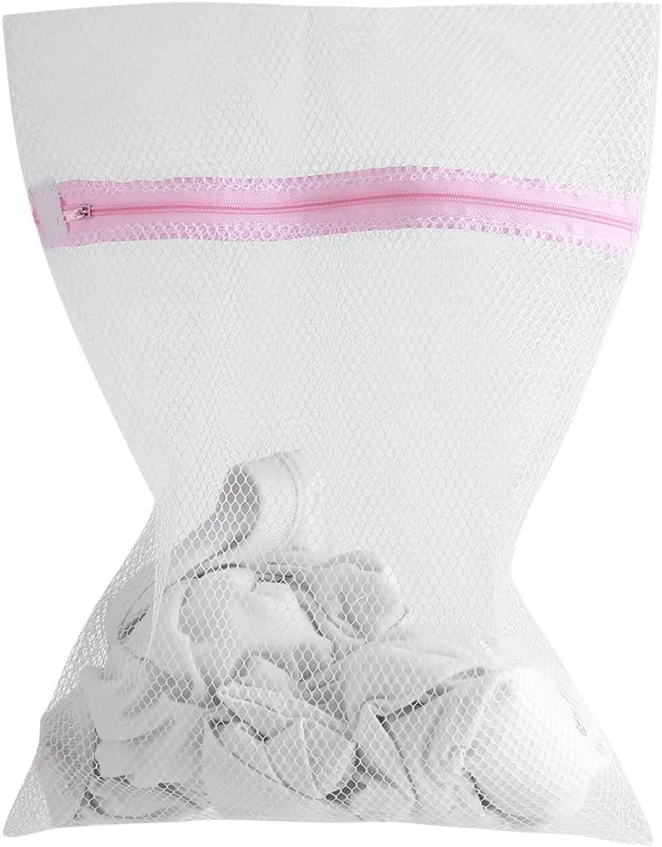 5Pcs Laundry Bag, Lingerie Bag Wash Bag Laundry Mesh Bag Bra Bag Clothes Bag Storage Bags Underwear Bags Travel Storage Organize Bag for Stocking (Coarse mesh 40 * 50cm)