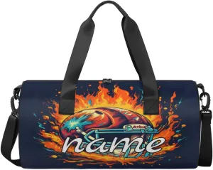 American Football Helmet Custom Duffel Bags Weekender Bags Custom Sport Duffel Bag Carry on Overnight Weekender Bag