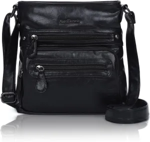 Angel Barcelo Crossbody Bags for Women,Ultra Soft Leather Purses for Women