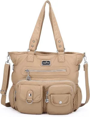 Angelkiss Purses and Handbag for Women Soft Leather Hobo Bags Satchel Shoulder Bags Ladies Tote Crossbody Bag