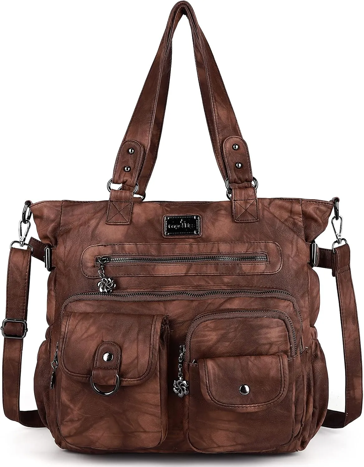 Angelkiss Purses and Handbag for Women Soft Leather Hobo Bags Satchel Shoulder Bags Ladies Tote Crossbody Bag
