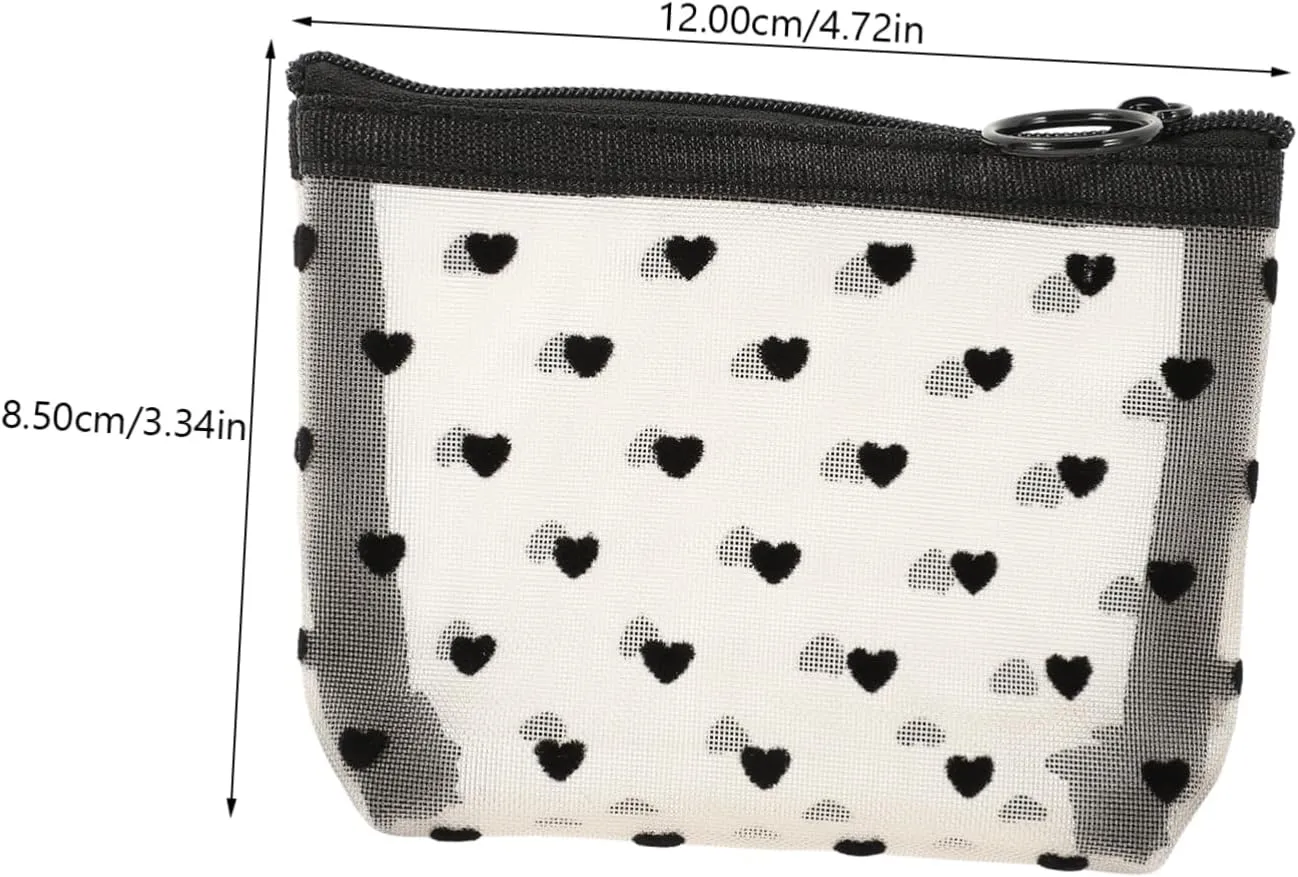 Angoily 2 Sets Accessory Portable Cosmetic Multi-Function Makeup Convenient Travel Supply of Outdoor Bags, Beige, 12X8.5X3CM