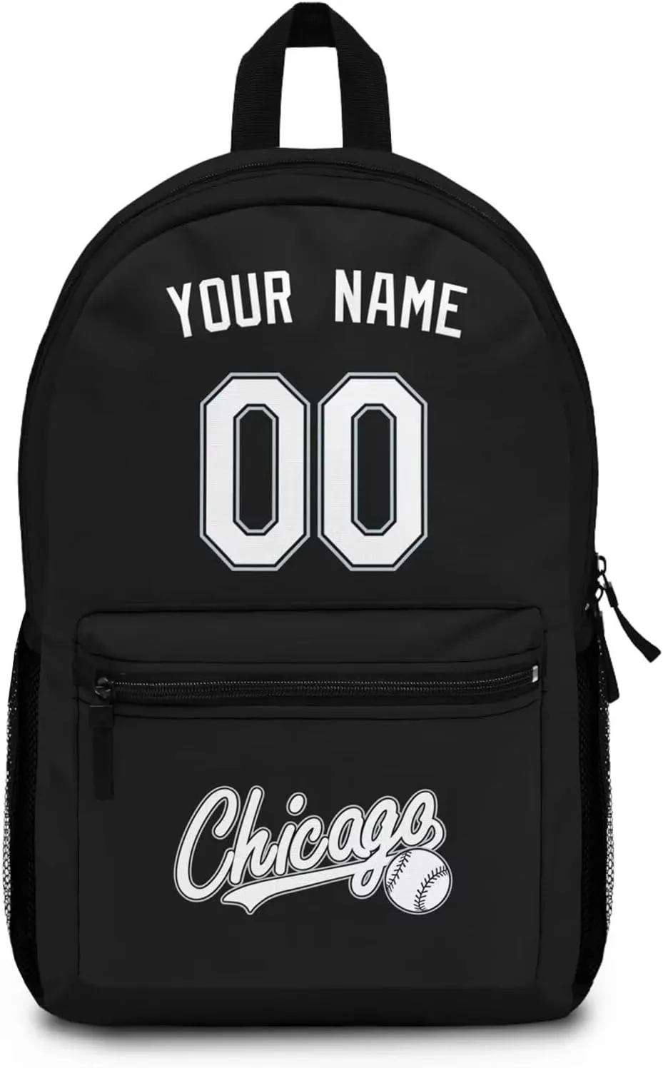 ANTKING Chicago Backpack Travel Bags Custom Name Number for Men Women Youth Gift