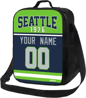 ANTKING Lunch Bag Custom Name and Number Lunch Box Gifts for Men Women