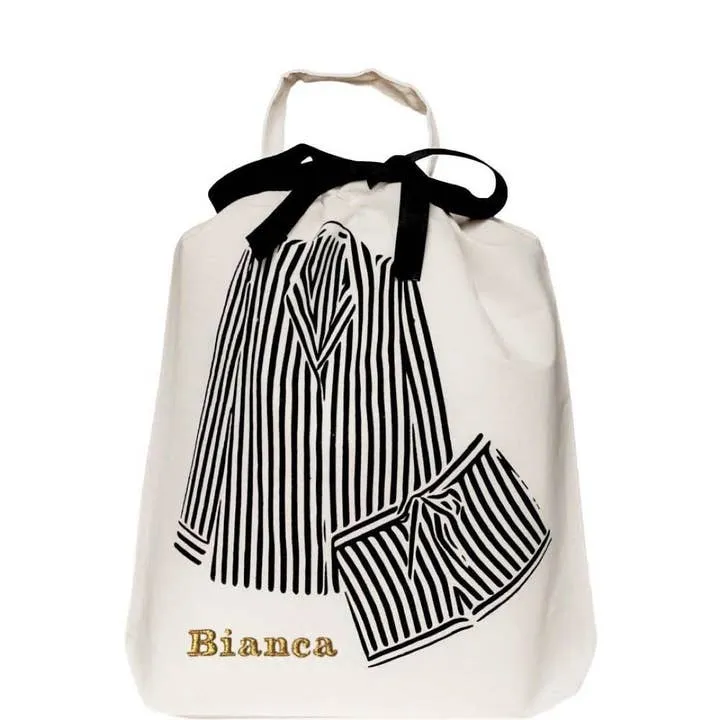 Bag-all Striped Pajamas Travel Bag