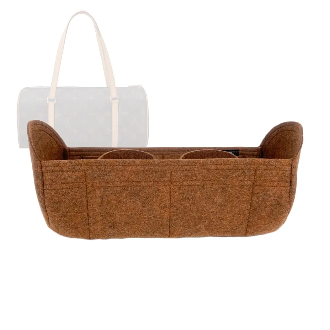 Bag Organizer for Louis Vuitton Papillon 30 - Premium Felt Purse Handbag Insert Liner Shaper (Handmade) Soft Structure Support (25 Color Options)