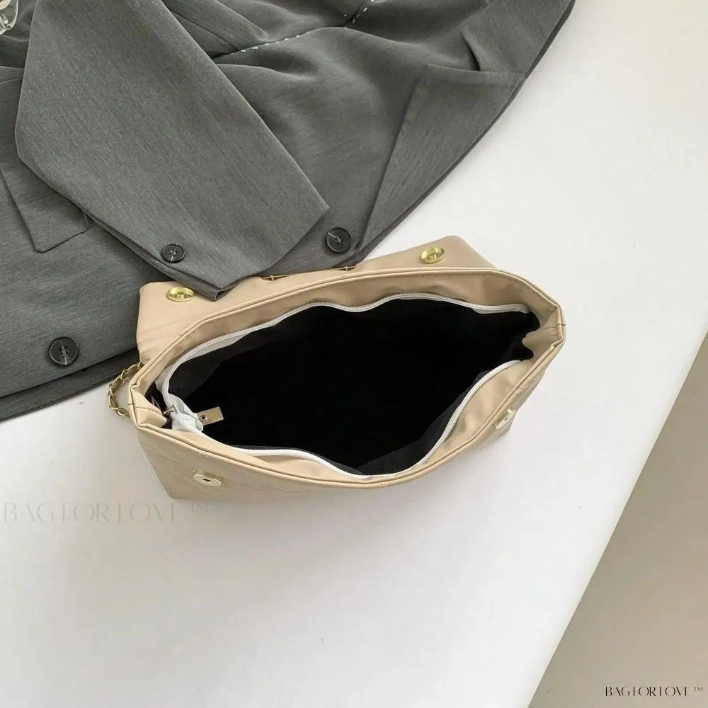 BagForLove - Delicate Shoulder Bag with Rhombus Accents