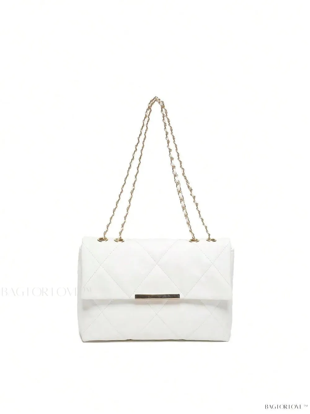BagForLove - Delicate Shoulder Bag with Rhombus Accents