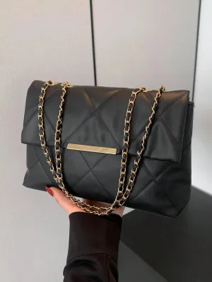 BagForLove - Delicate Shoulder Bag with Rhombus Accents