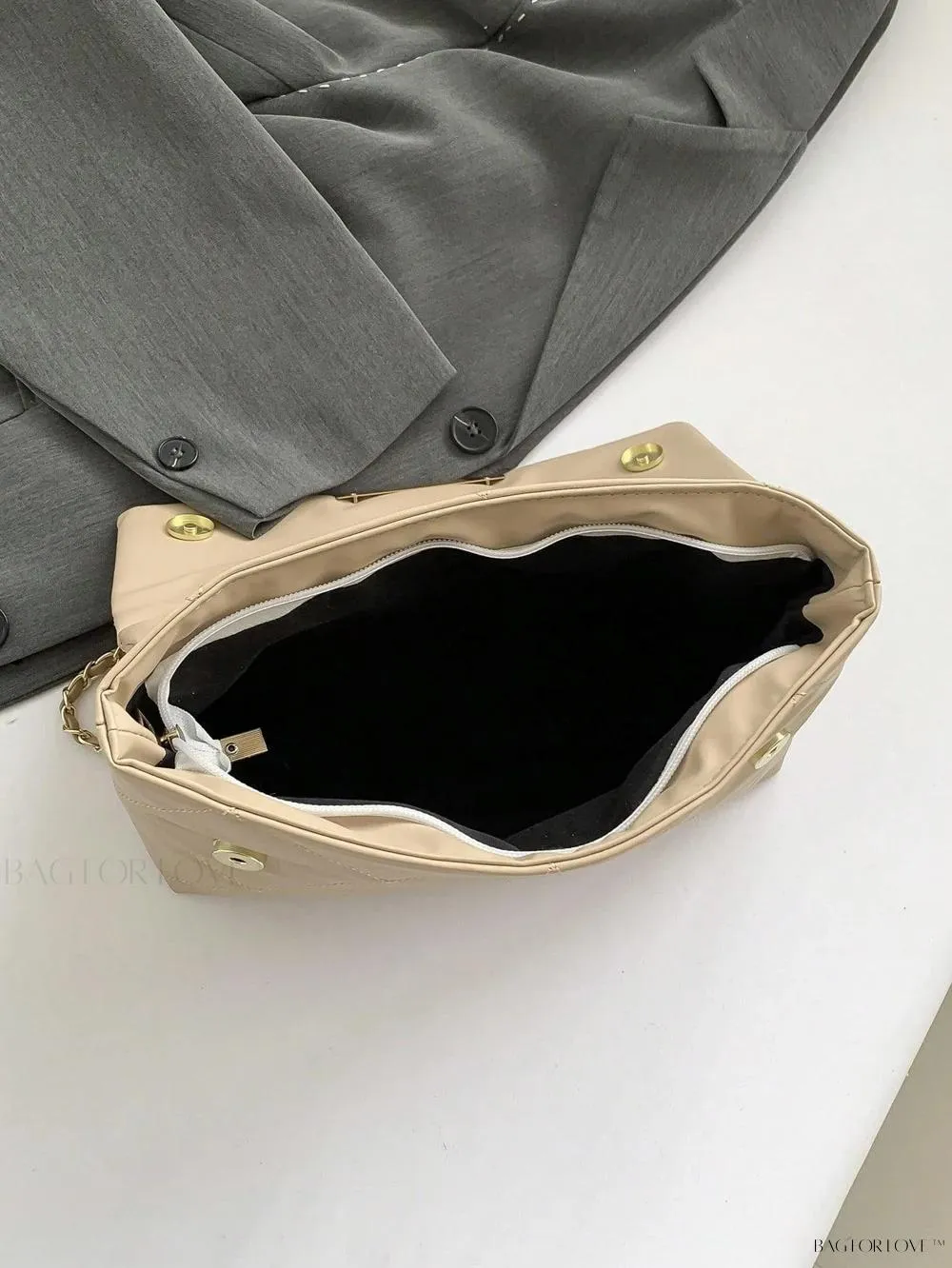 BagForLove - Delicate Shoulder Bag with Rhombus Accents