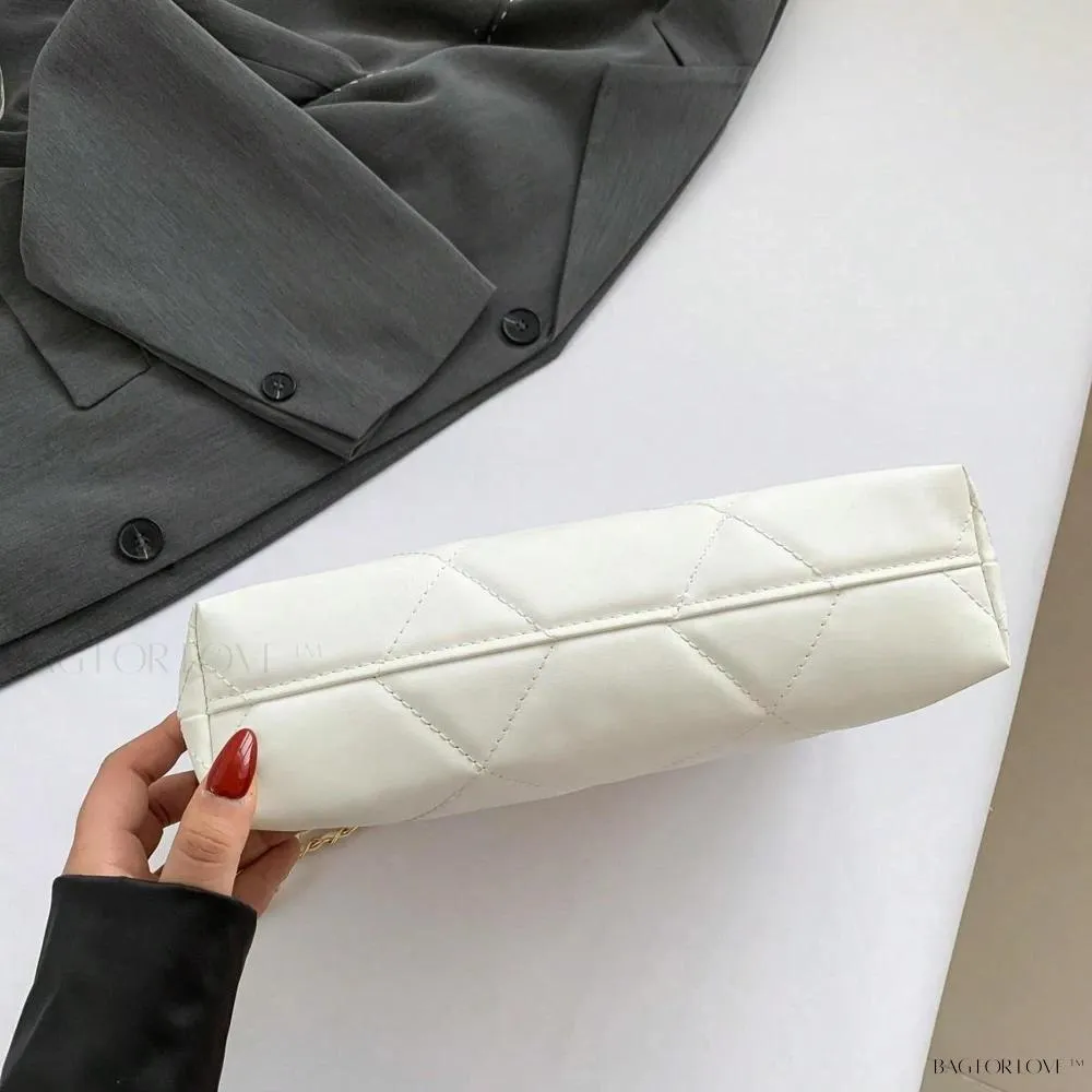 BagForLove - Delicate Shoulder Bag with Rhombus Accents
