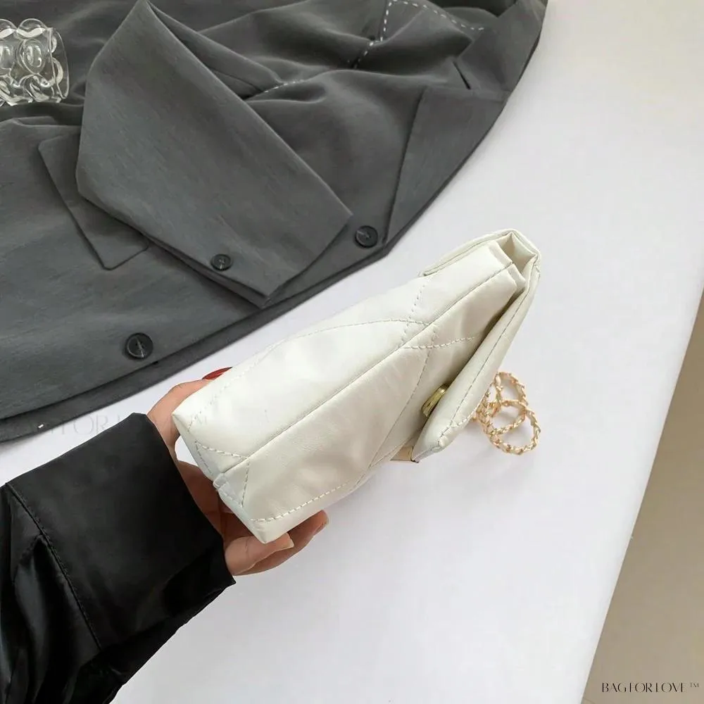 BagForLove - Delicate Shoulder Bag with Rhombus Accents