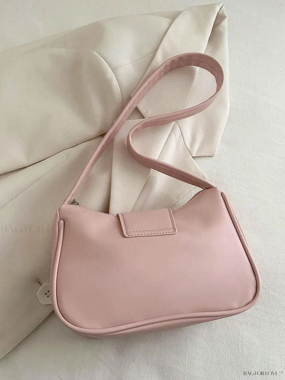 BagForLove - Soft Cloud-Shaped Shoulder Bag with Delicate Bowknot