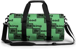 Baking Bread Chemicals Small Gym Bag for Men Women Swim Dance Travel Tote Duffle Bags with Shoulder Strap, style