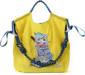 Ball&Chain Nylon Tote Bags Personalized Birthday Gift for Women,Personalized Present Bag，Crossbody Bag Shoulder Bag