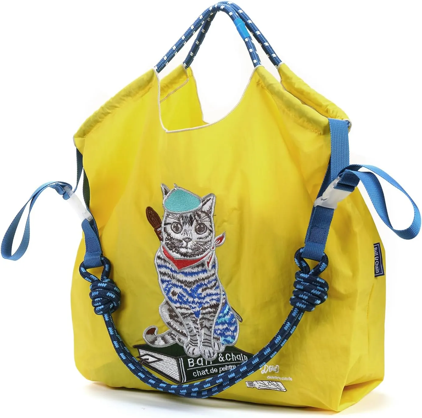Ball&Chain Nylon Tote Bags Personalized Birthday Gift for Women,Personalized Present Bag，Crossbody Bag Shoulder Bag