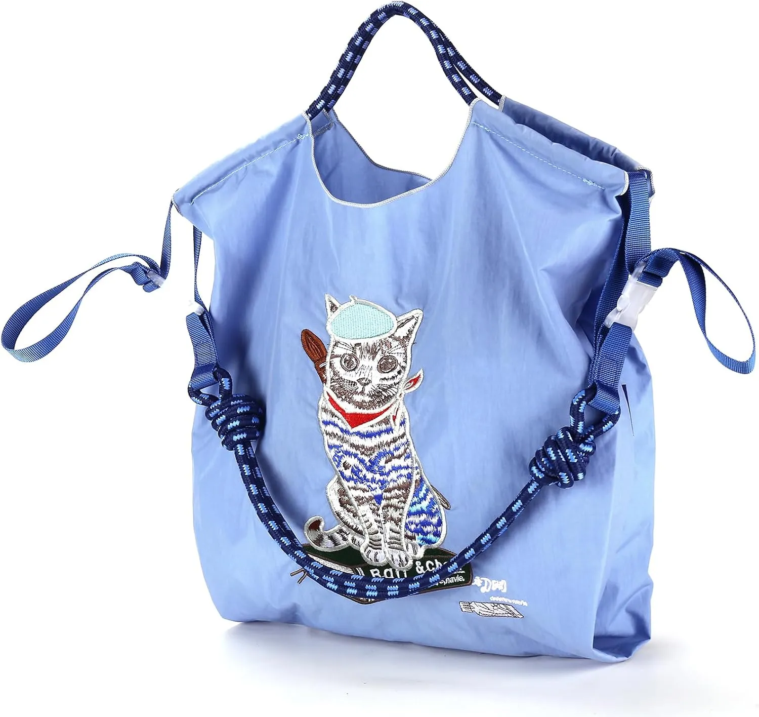Ball&Chain Nylon Tote Bags Personalized Birthday Gift for Women,Personalized Present Bag，Crossbody Bag Shoulder Bag