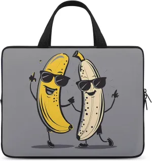 Banana and Naked Banana Funny Laptop Bag Printed Protective Cover Case Handbag for Laptop/Notebook/Ultrabook 10/12/13/15/17 Inches