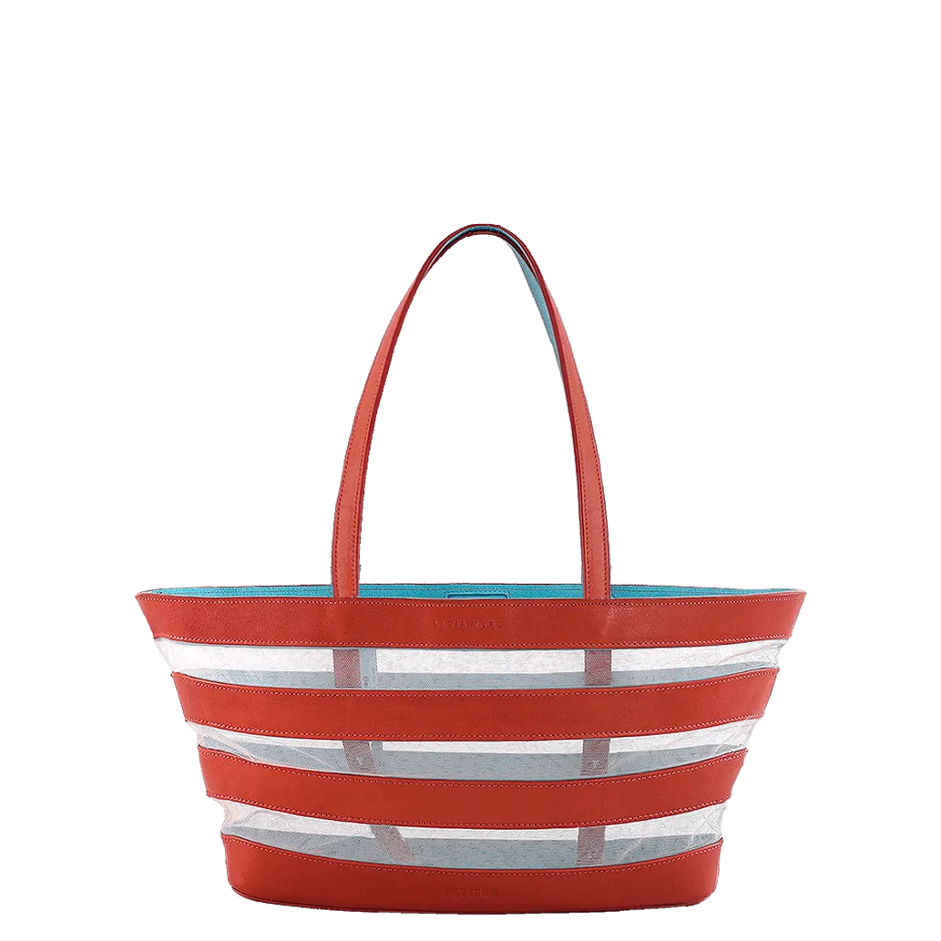 Barco Leather and Tulle - Red