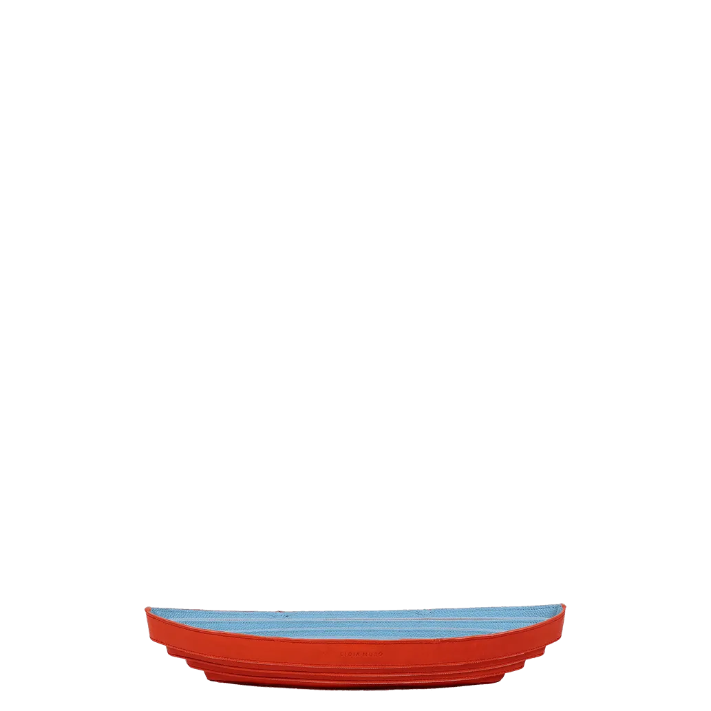Barco Leather and Tulle - Red