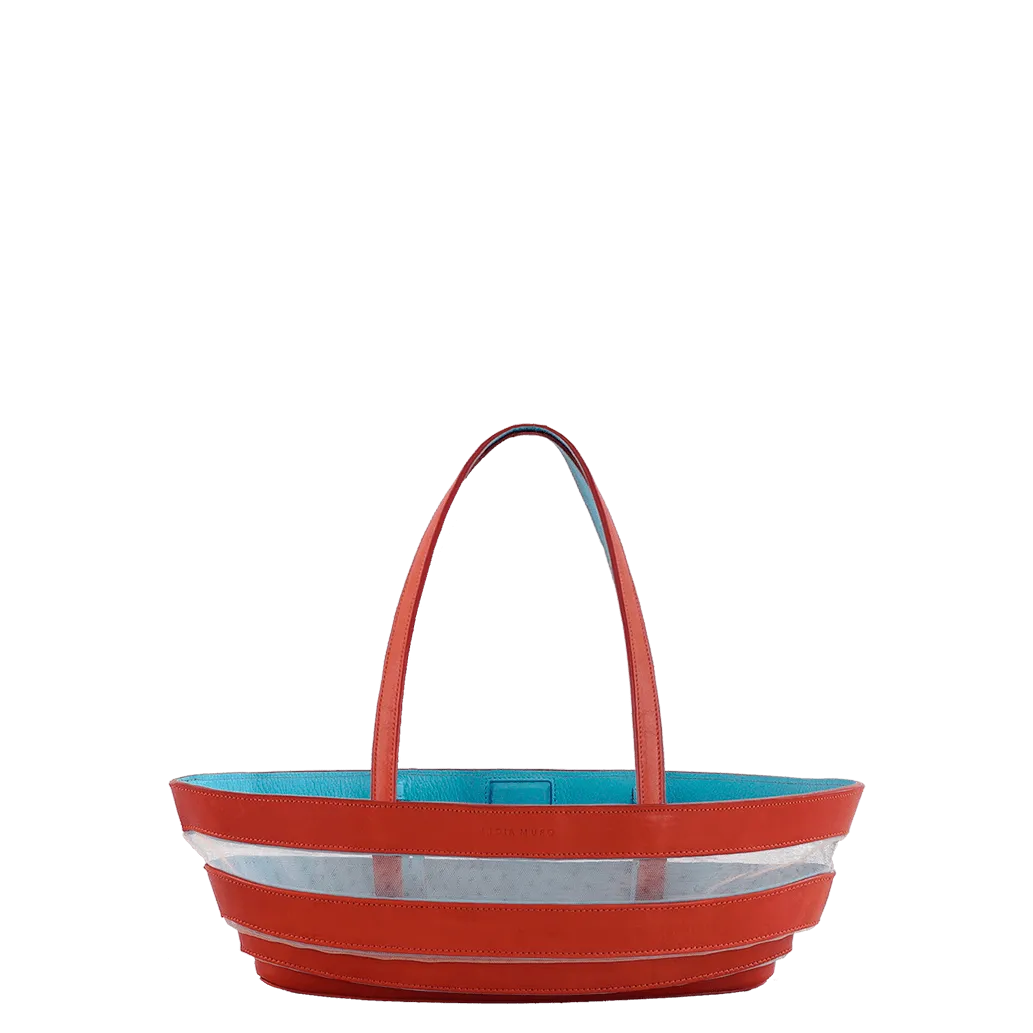 Barco Leather and Tulle - Red