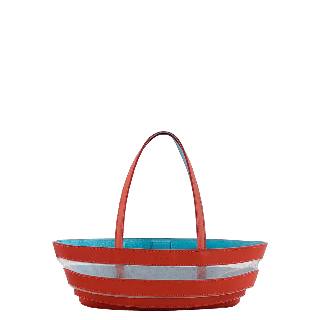 Barco Leather and Tulle - Red