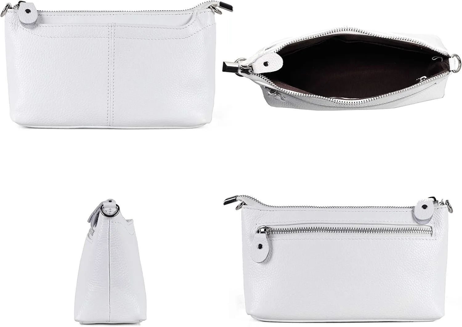 befen Genuine Leather Wristlet Clutch Wallet Purses Small Crossbody Bags for Women with RFID Blocking Card Slots