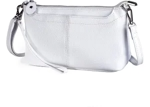 befen Genuine Leather Wristlet Clutch Wallet Purses Small Crossbody Bags for Women with RFID Blocking Card Slots