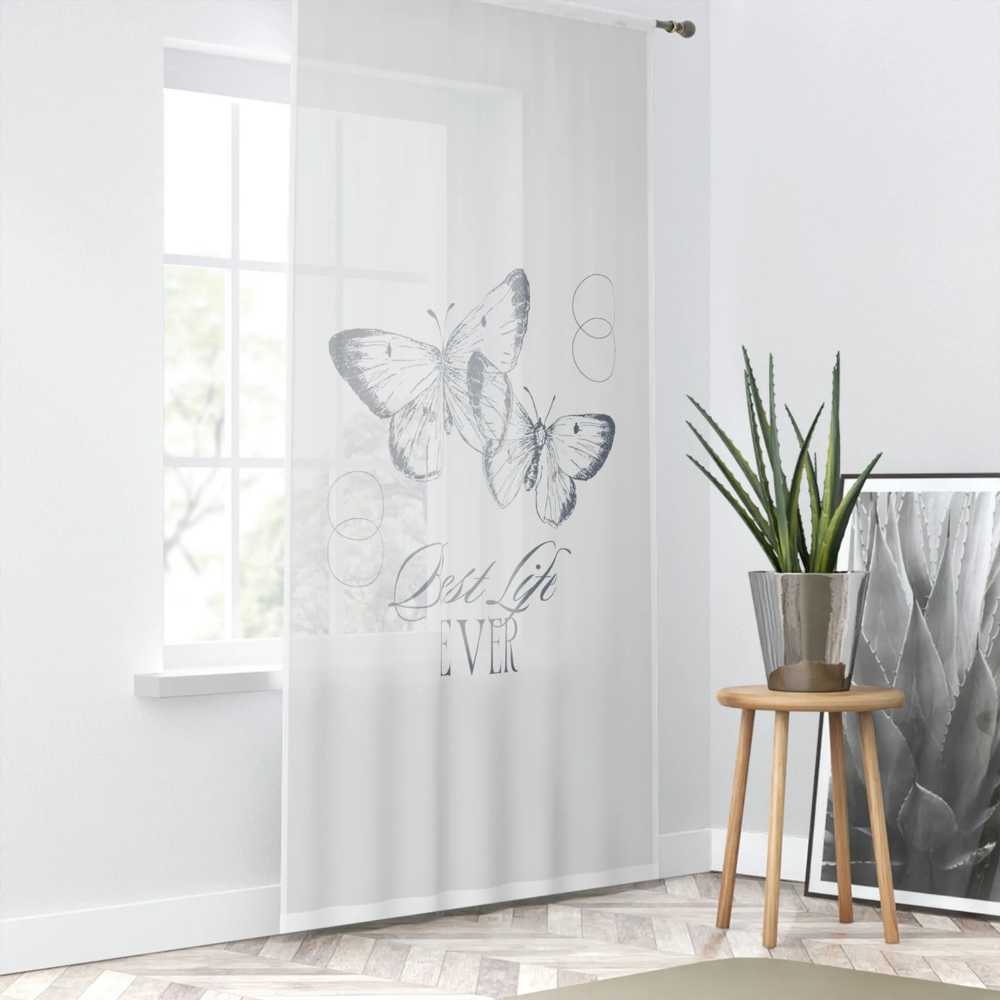 Best life ever - Window Curtain
