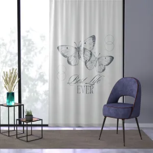 Best life ever - Window Curtain
