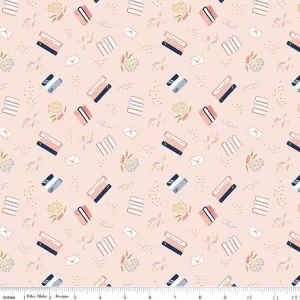 Between the Pages by Riley Blake - Bookish Life Ballerina by the yard 3508