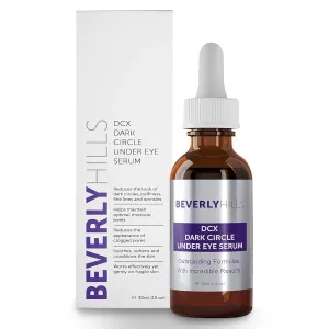 Beverly Hills DCX Under Eye Serum for Wrinkles, Puffy Eyes and Dark Cirlces Treatment for All Skin Types | Anti Wrinkle Serum with Seaweed, Hyaluronic Acids & Peptides for Hydrated & Soft Skin, 30 mL