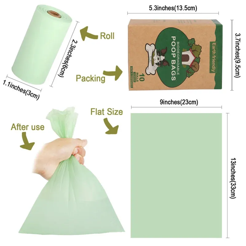 Biodegradable Leakproof Dog Poop Bag