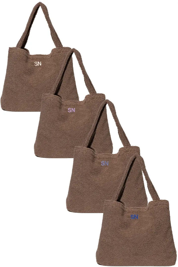 Braunes Teddy Mom Bag
