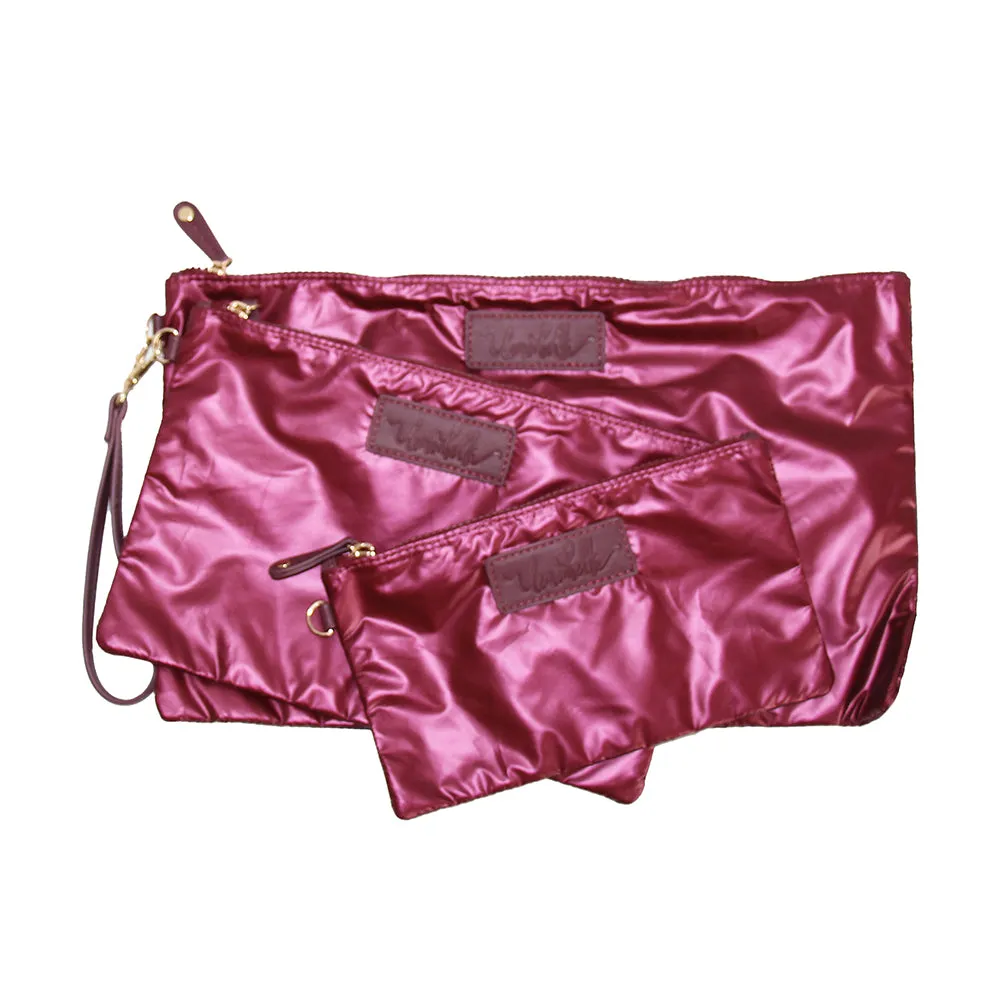 Carly Cosmetic Bags Trio