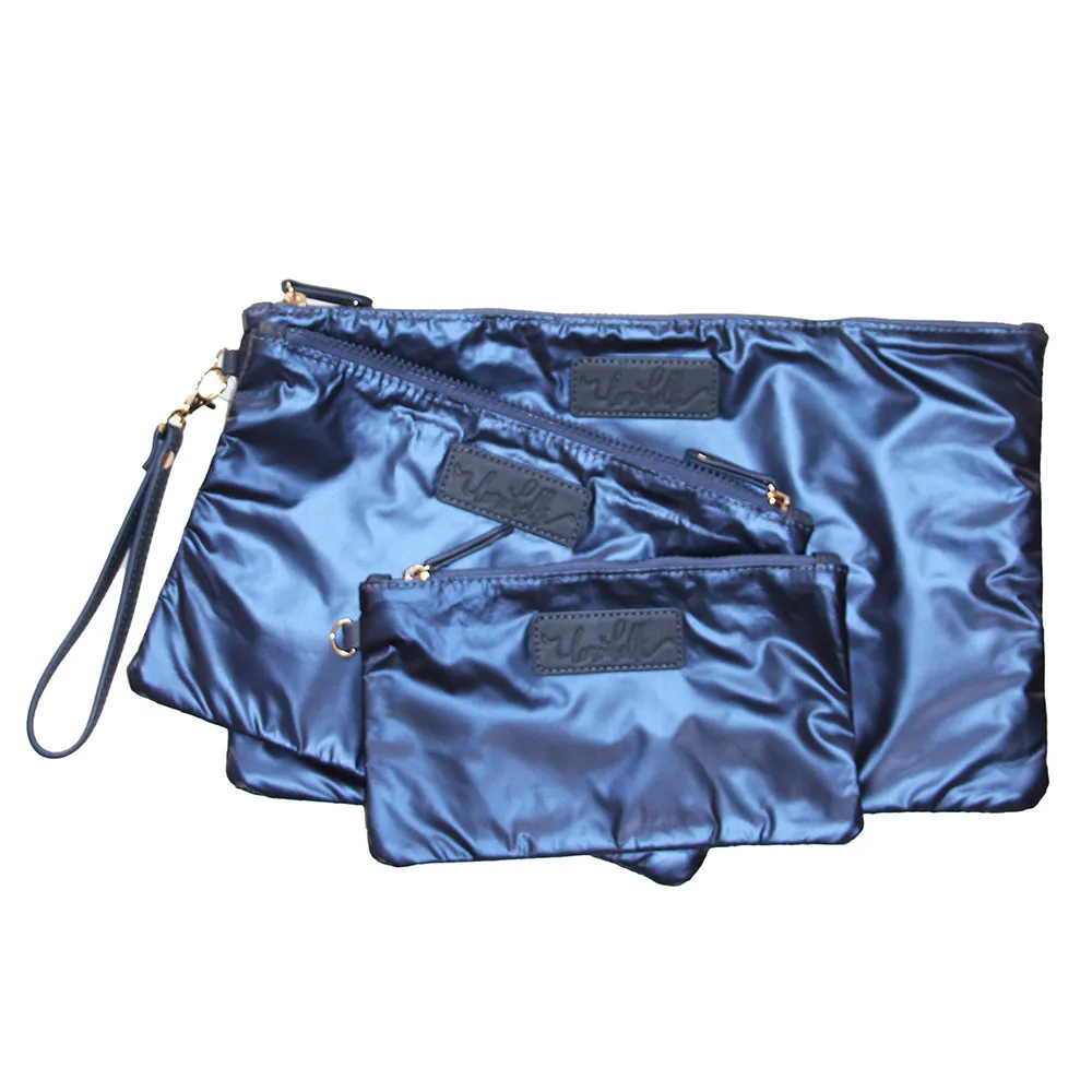 Carly Cosmetic Bags Trio