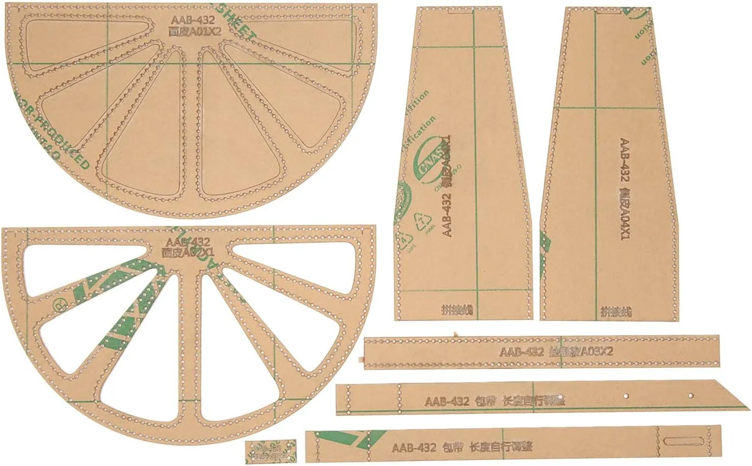 Clear Acrylic Shoulder Bag Stencil Template for Single Shoulder Bags Craft