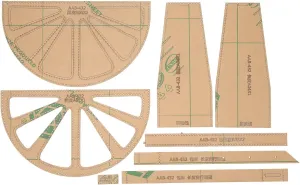 Clear Acrylic Shoulder Bag Stencil Template for Single Shoulder Bags Craft