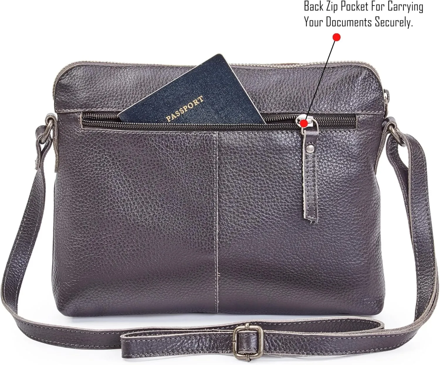 Cochoa Real Leather Soft Crossbody Bags for Women Small Purse Trendy Shoulder Sling Travel Crossover
