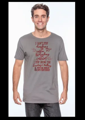 coffee shirt funny coffee t-shirt most popular best selling gift present I love coffee caffeine caffeinate hand made custom