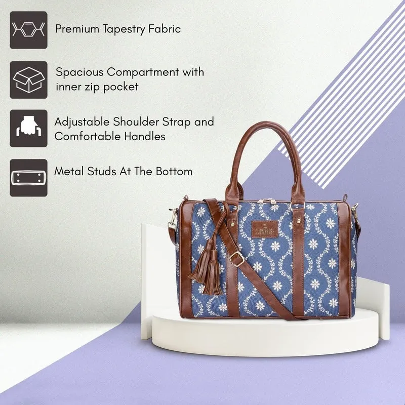 Combo: Lorna & Aahna Handbag & Sling Bag Set | Lightweight | 16L | Royal Blue