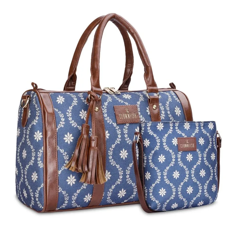 Combo: Lorna & Aahna Handbag & Sling Bag Set | Lightweight | 16L | Royal Blue