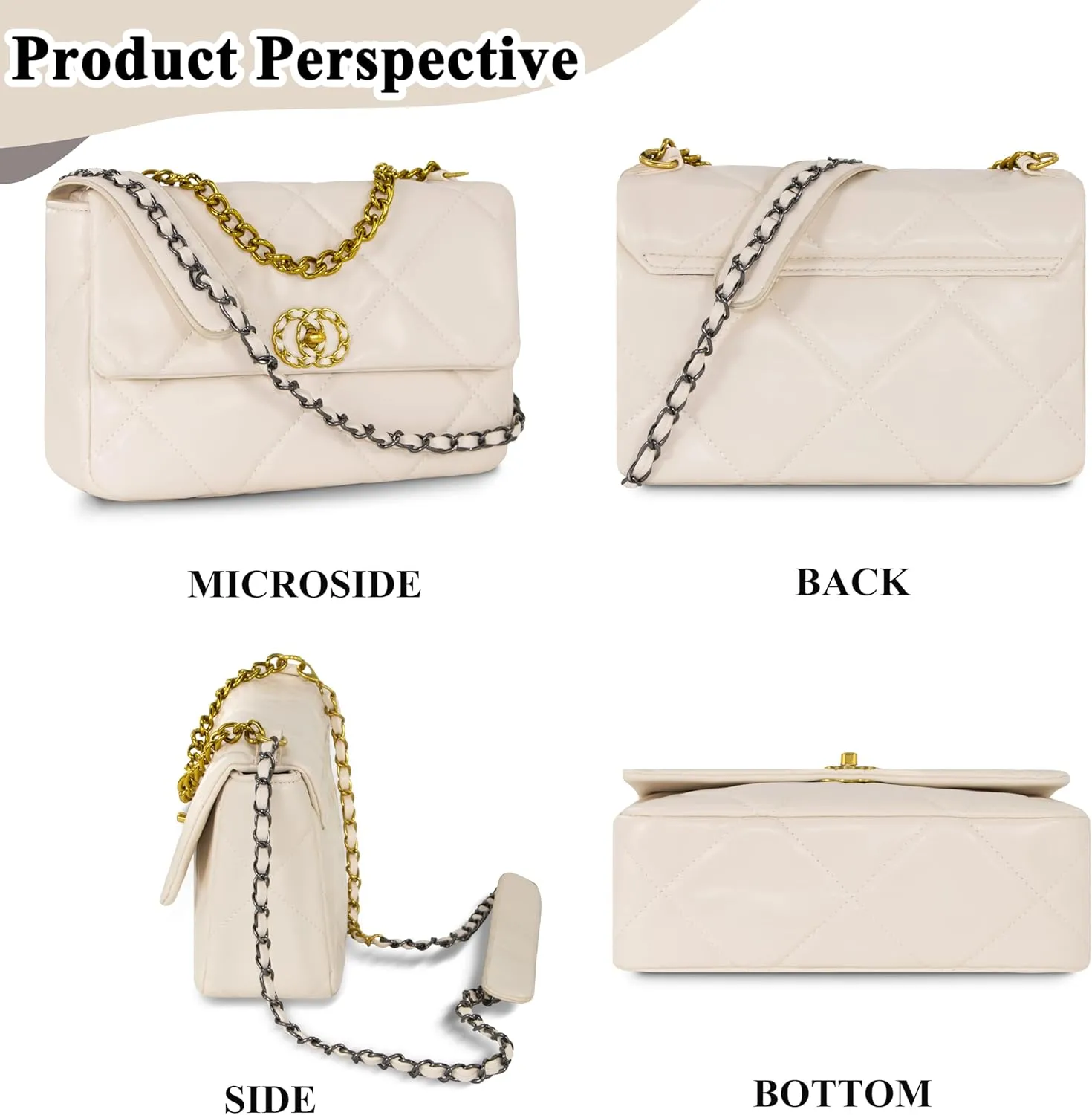 Crossbody Bag for Women Soft PU Leather Handbag Womens Hobo Shoulder bag with Wallet Diamond Plaid